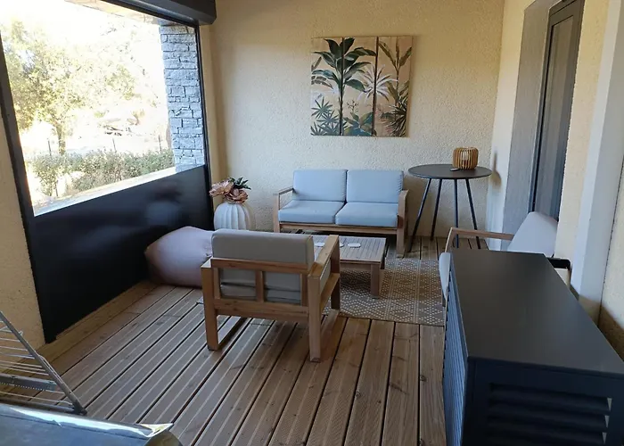 Appt Neuf 2-4 Pers Avec Loggia - Piscine Chauffee - Bord De - Corse Du Sud- Bonifacio Apartman Pianottoli-Caldarello