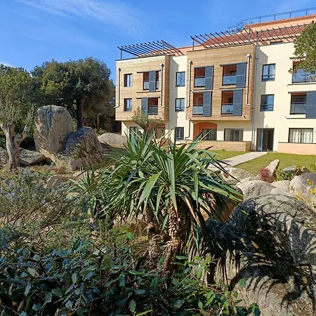 Apartment Appt Neuf 2-4 Pers Avec Loggia - Piscine Chauffee - Bord De - Corse Du Sud- Bonifacio *